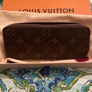 Louis Vuitton Monogram Canvas Brown Zip Around Wallet